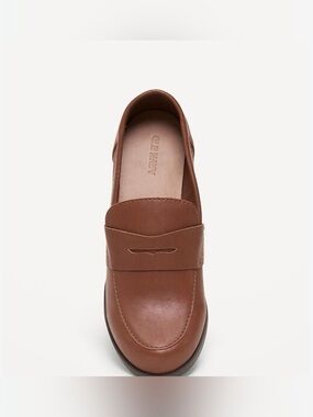 Old Navy Women's Cognac Brown Penny Loafers Size 7